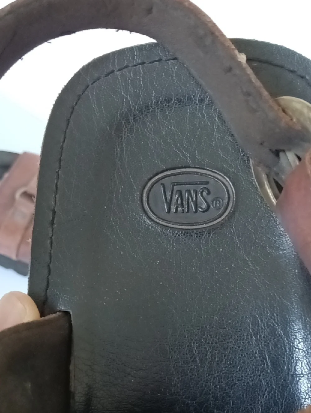 Vans Vintage Monk Sandals Mens Sze 12 Leather Upper